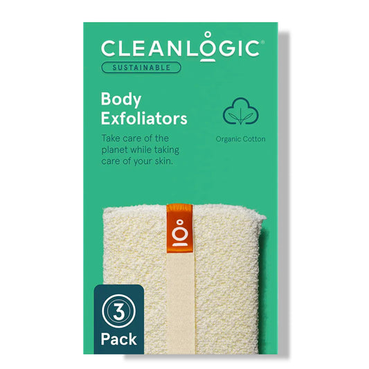 Sustainable Body Exfoliators, 3 Count