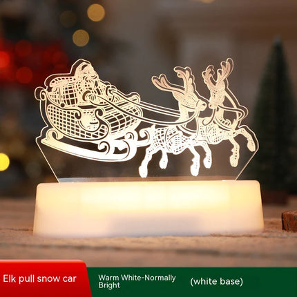 Christmas Decoration Acrylic Chinese Desktop Decoration Lamp